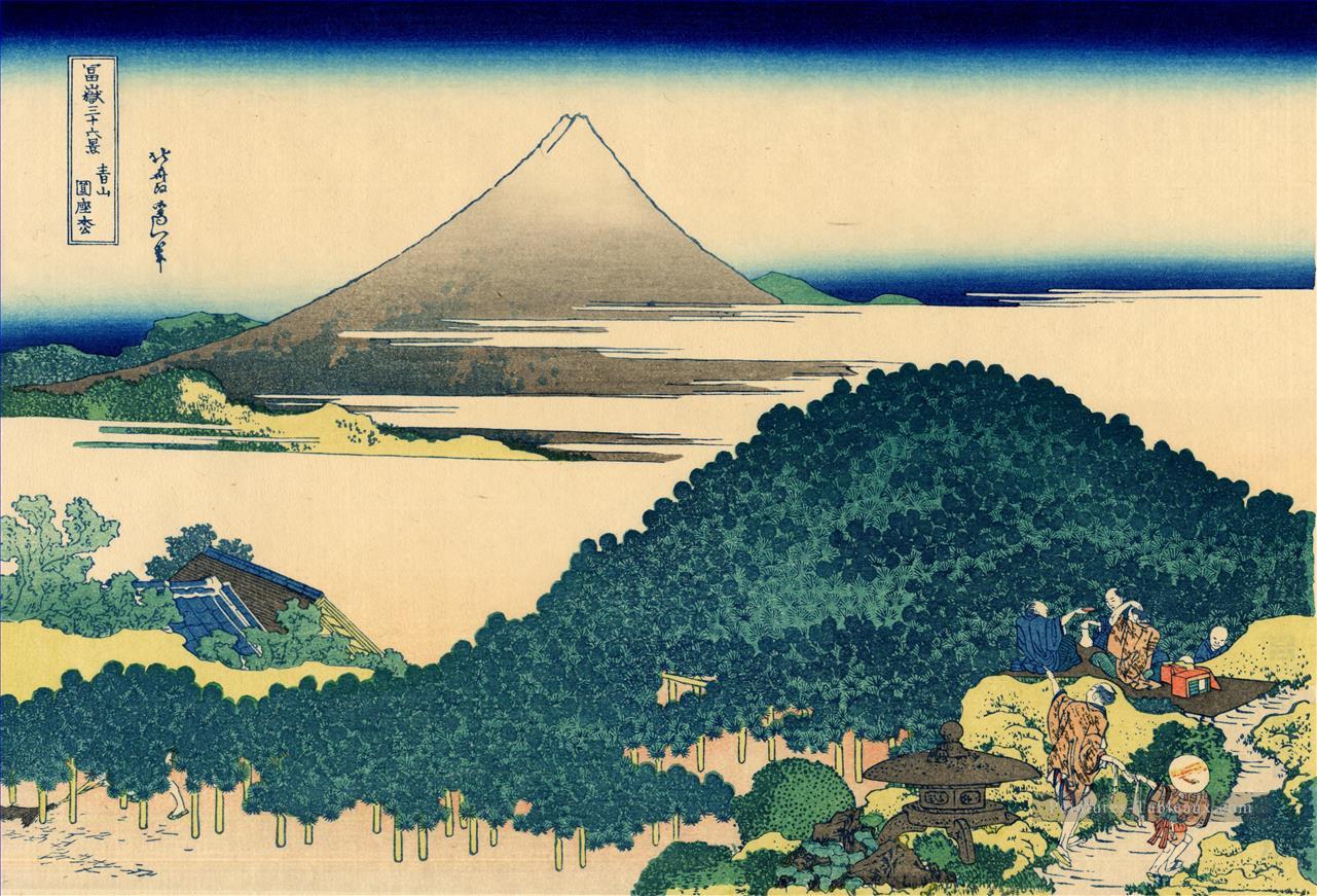 la côte de sept leages à Kamakura Katsushika Hokusai ukiyoe Peintures à l'huile